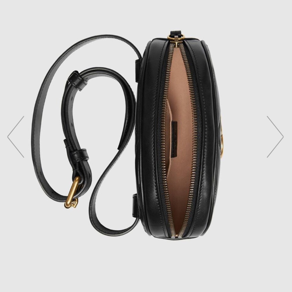 â¤ď¸SOLDâ¤ď¸GG Marmont matelassĂŠ leather beltbag - Picture 13 of 17